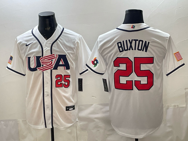 Men 2026 World cup white MLB Nike jersey 0098->->MLB Jersey